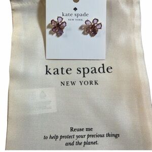 Kate Spade Lilac Floral Earrings